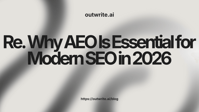 Why AEO Is Essential for Modern SEO in 2026